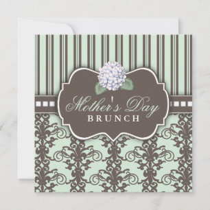 Convite para Dia de as mães de Faixa de Damas Chi
