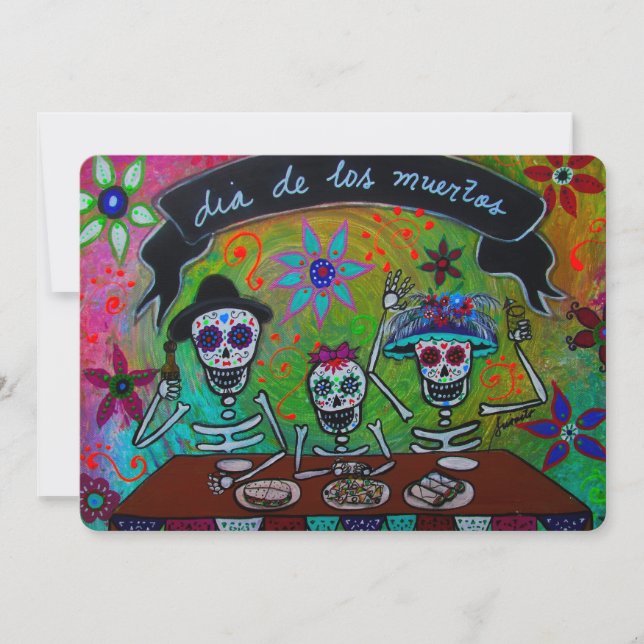 CONVITE PARA DIA DE LOS MUERTOS (Frente)