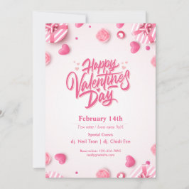 Convite para Dia de os namorados do Partido "Comer