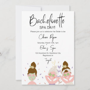 Convite para Dia de Spa de Bachelorette