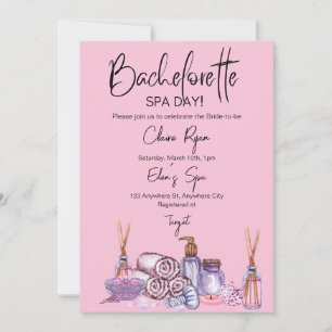 Convite para Dia de Spa de Bachelorette