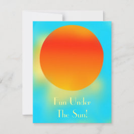 Convite para Dia Ensolarado