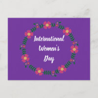 Convite para Dia Internacional da Mulher Personali