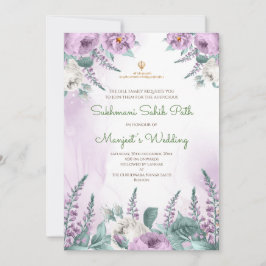 Convite para Digital Sukhmani Path e convite para 