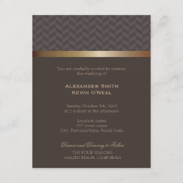 Convite para dois Gay de Grooms