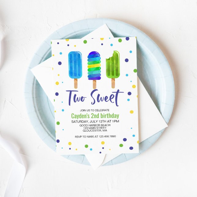 Convite para dois segundos aniversários Legal (Criador carregado)