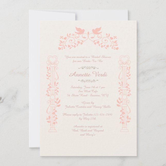 Convite para Doves e Romance (Frente)