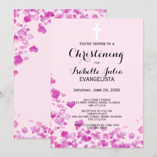 Convite para Elegante de Elegante Pink CRRISTENING