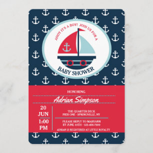 Convite para embarcação de navegação em bruto