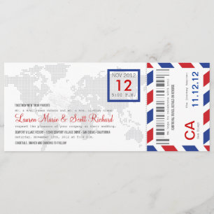 Convite para emissão de bilhetes de avião de passa