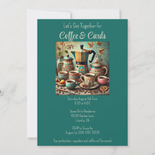 Convite para Encontro de Café e Cartas