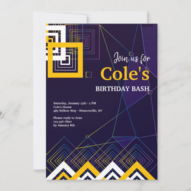 Convite para Energia de Abstrato (Frente)