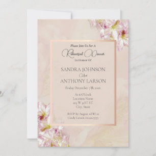 Convite para ensaio de casamento de Azalea, Dourad