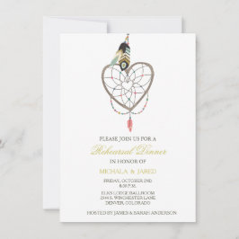 Convite para ensaio de casamentos de penas de Drea