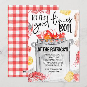 Convite para Ensopado de Lagostim