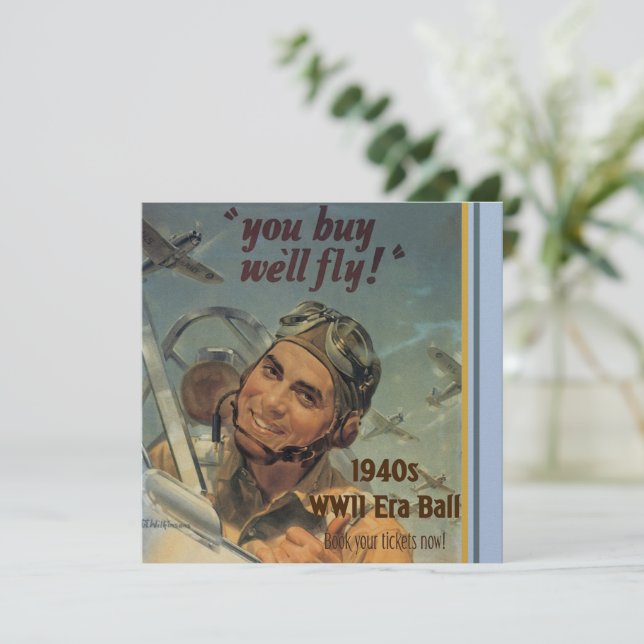 Convite para Era WII (Em pé/Frente)