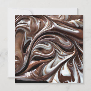 convite para espiral de chocolate
