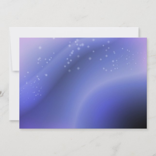 Convite para Estrelas de Lavanda (Frente)