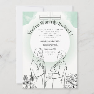 Convite para Estudo de Bíblia Versa para bíblias E