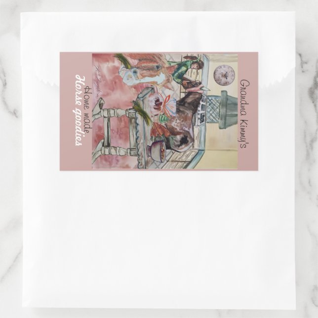 convite para etiquetas de cavalos personalizados (Bolsa)