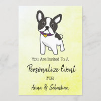 *~* Convite para Evento de Cachorro Francês Boniti