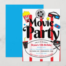 Convite para Evento de Festa de Aniversário de Fil