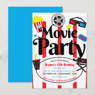 Convite para Evento de Festa de Aniversário de Fil