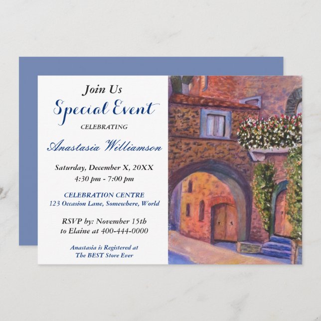 CONVITE PARA EVENTO DE FESTA NO BAIRRO (Frente/Verso)