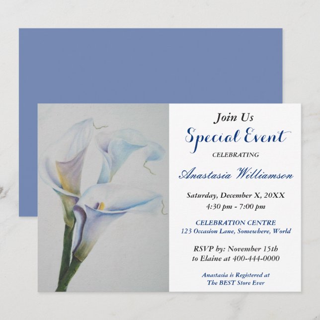 CONVITE PARA EVENTOS DE FESTA DE REVELAÇÃO DE BEBÊ (Frente/Verso)