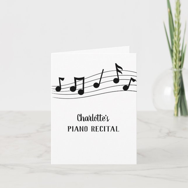 Convite para eventos musicais personalizáveis (Frente)