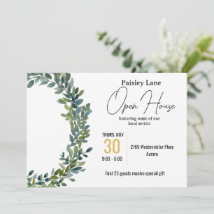 Convite para eventos para casa aberta ou outro