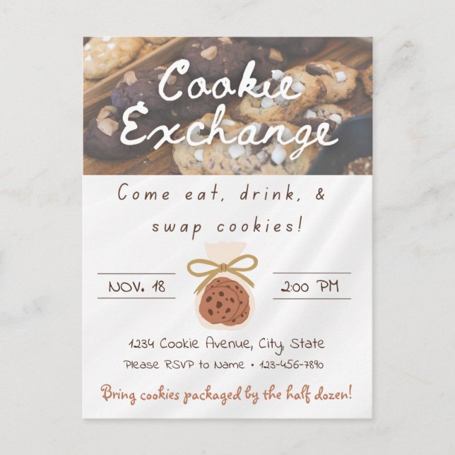 Convite para Exchange Cooke (Frente)