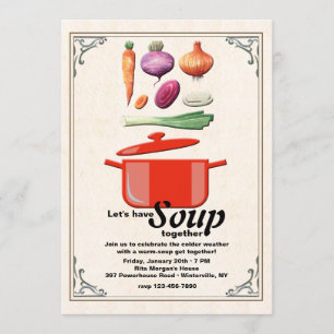 Convite para Fazer Sopa