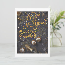 Convite para felizes anos novos