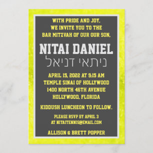 Convite para Felpudos Tênis