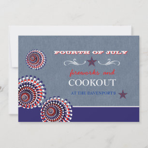 Convite para Feriado de Denim