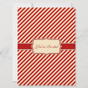 Convite para Feriado de Red & Crème