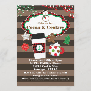 Convite para Férias de Natal do Cacau e Biscoitos