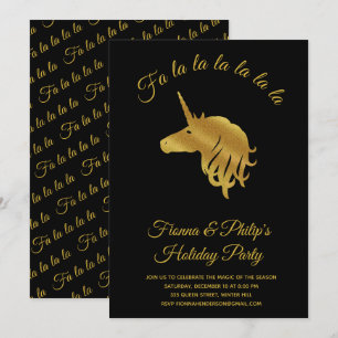 Convite para Férias do Unicórnio Magical