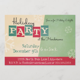 Convite para Férias Retro Personalizadas