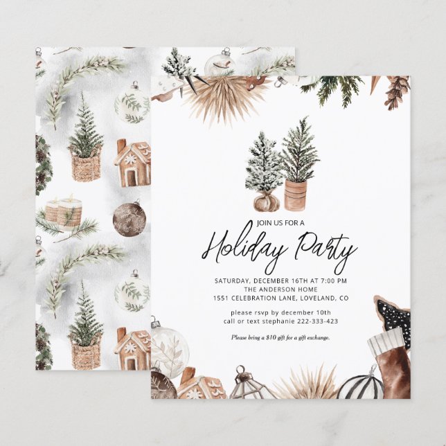 Convite para Férias Russas de Orçamento (Frente/Verso)