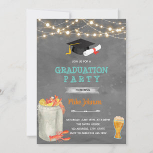 convite para fervura de lagostim de formatura