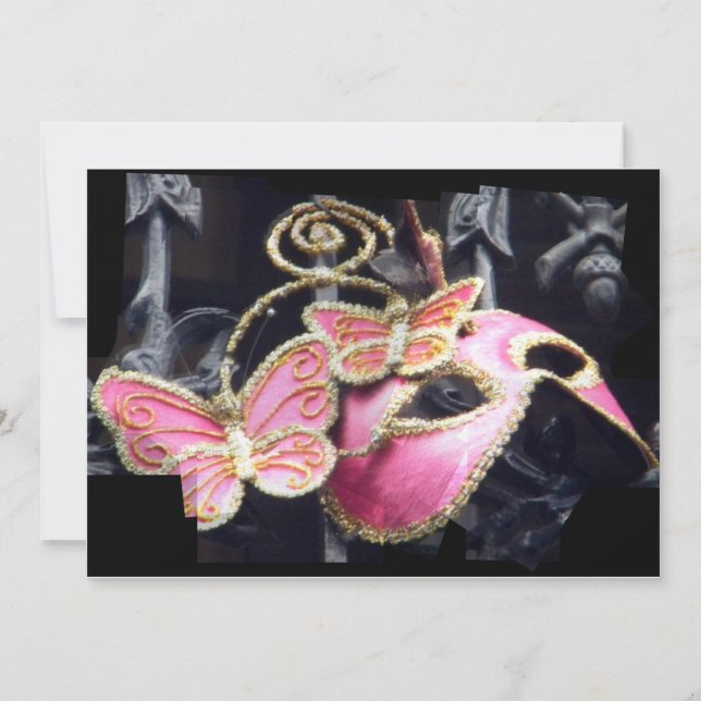 Convite para Festa à Fantasia (Frente)