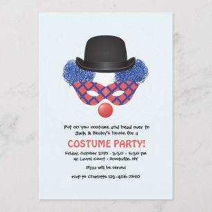 Convite para Festa à Fantasia