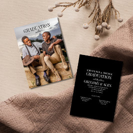 Convite para festa conjunta de foto de Dupla Forma