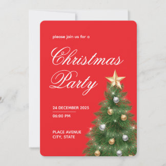 Convite para Festa da Árvore de Natal