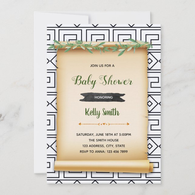 Convite para festa da toga (Frente)