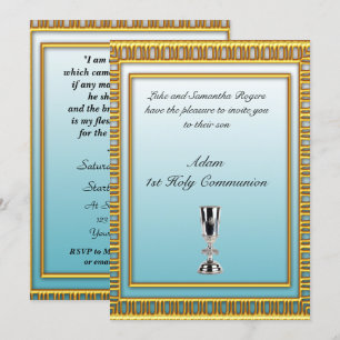Convite para Festa de 1º Comunhão