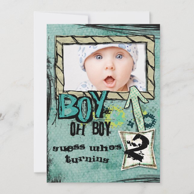 Convite para festa de aniversário (Frente)