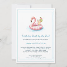 Convite para Festa de Aniversário com Coquetéis na